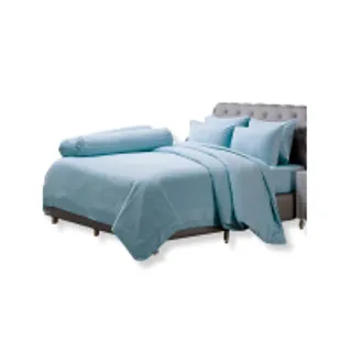 JESSICA BEDDING ชุดผ้าปูที่นอน 6 ฟุต 6 ชิ้น (คิงไซซ์) รุ่น TENCELสีพื้น 500 เส้นด้าย TP009 สีฟ้าอ่อน (MKP1891761)