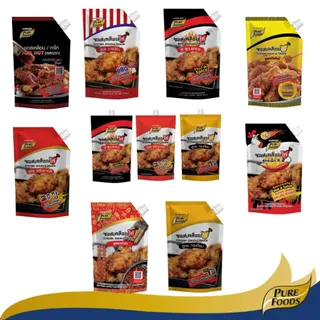 เพียวฟู้ดส์ ซอสไก่เกาหลี ซอสเคลือบไก่ พริกเกาหลี ซอสเผ็ด ไก่เกาหลี ซอสปรุงรส ซอสทาไก่ มีฮาลาล