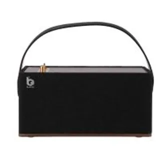 Blue Box Bluetooth Speaker Classic Wooden G1 Black (8858816218698)