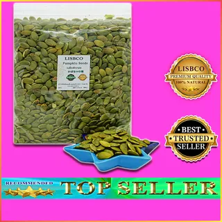 เมล็ดฟักทองแกะเปลือก อบ 1 กก. พร้อมทาน Baked Pumpkin Seeds 1kg Roasted ไม่ปรุงรส เม็ดฟักทอง ธัญพืชและถั่ว เกรด AA+ เม็ดสวย ไม่แตก อบใหม่ หอม มัน