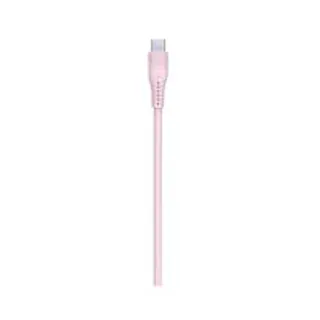 HALE HC-21 สายชาร์จซิลิโคน สายชาร์จโทรศัพท์มือถือ 100วัตถ์ สายไท้ซี สีชมพู (MKP1499563)