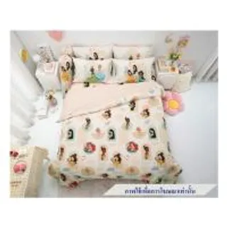 ชุดผ้าปูที่นอน 6 ฟุต 6 ชิ้น TULIP PRINCESS 60255-DLD028 (1275693)