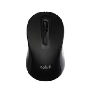เมาส์ไร้สาย QPLUS Bluetooth & Wireless Mouse 1740 Black (8858880000434)