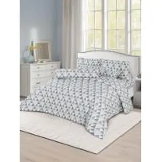 ESQUIRE ชุดผ้าปูที่นอน Microtech 3.5 ฟุต 3 ชิ้น พิมพ์ลาย Triangles ทวินไซส์ หลากสี Twin (CDS13294144)