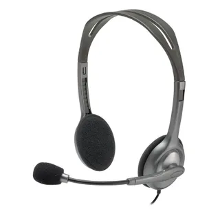 หูฟัง Logitech H111 Stereo On-Ear Headset Black