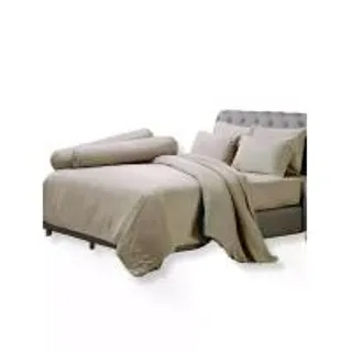 JESSICA BEDDING ชุดผ้าปูที่นอน 6 ฟุต 6 ชิ้น (คิงไซซ์) รุ่น TENCELสีพื้น 500 เส้นด้าย TP007 สีเบจ (MKP1891758)
