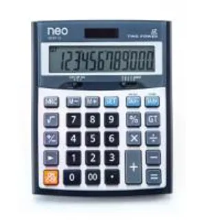NEO NEO เครื่องคิดเลข 12 หลัก รุ่น 2219T-12 สีเงิน-ดำ (MKP1999335)