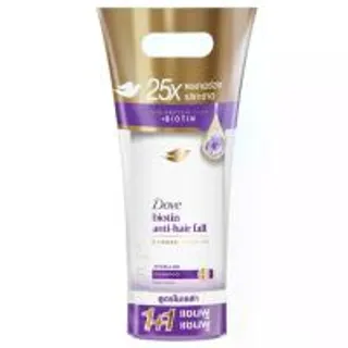 โดฟแชมพูไบโอตินแอนตี้แฮร์ฟอลไมเซล่า 360มล. แพค 2 Dove Shampoo Biotin Anti Hair Fall Micellar 360ml. Pack 2 (8851932486989)