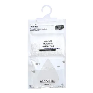 กระเป๋าดูดซับความชื้นแบบตะขอดูดความชื้นสำหรับใช้ในบ้านเครื่องลดความชื้นที่มีประสิทธิภาพ