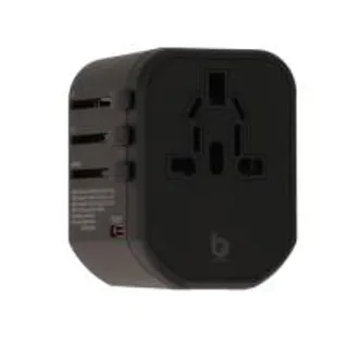 อะแดปเตอร์ Blue Box Multifunction Universal Travel Adapter 20W (PLGBB001) Black (8858881941774)