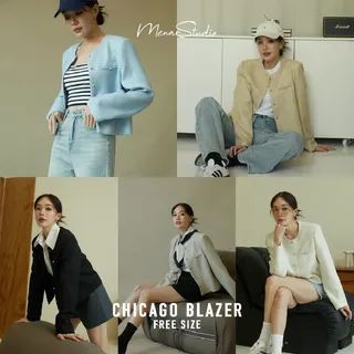 Menar Studio - Chicago Blazer เสื้อเบลเซอร์ครอป