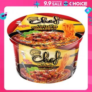 Little Cook Chef บะหมี่กึ่งสำเร็จรูป รสไก่เผ็ดซอสโคชูจัง ขนาด 78g Little Cook Chef instant noodle Spicy Chicken Gochujang flavor小廚師即食麵/主廚聯名系列/香辣雞壽喜醬口味