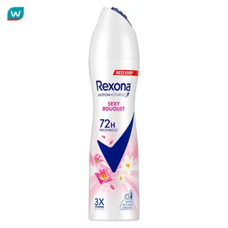 Rexona เรโซนา สเปรย์ เซ็กซี่ บูเก้ แอนติเพอสไปแรนท์ 135 มล. สเปรย์ลดเหงื่อระงับกลิ่นกาย