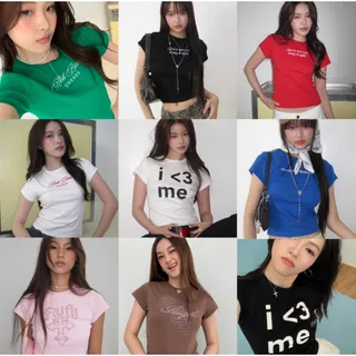 Stylist_Shop | Top920 Eternal Sunshine baby tee series by Stylist Shop ลิงค์2