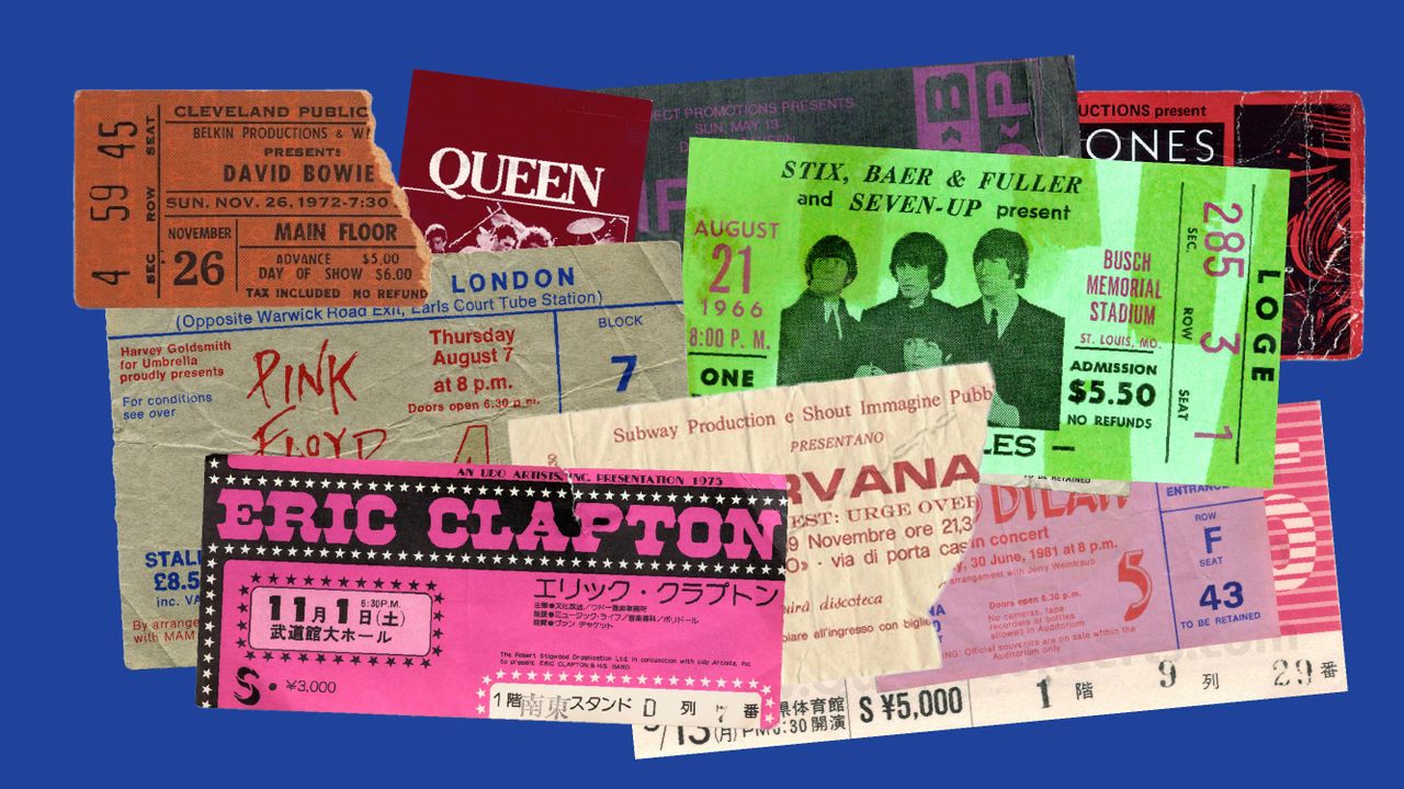Vintage Concert Tickets  เพราะตั๋วคอนเสิร์ตทุกใบมีเรื่องเล่า