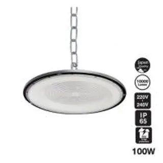 โคมไฮเบย์ LED SHINING NOVA 100 วัตต์ DAYLIGHT สีดำ (1290106)