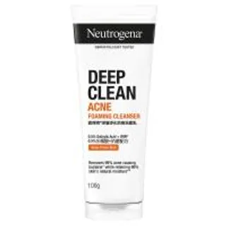 นูโทรจีนาโฟมล้างหน้าดีพคลีนแอคเน่ 100กรัม Neutrogena Deep Clean Acne Foam Cleanser 100g. (4710032516450)