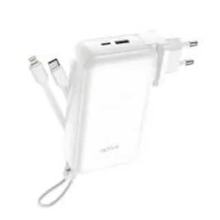 พาวเวอร์แบงค์ QPLUS 20000 mAh (W2047) White (8856847279176)