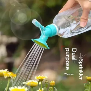 PaulWeekend หัวฉีด Alat Semprot Taman รูปดอกไม้สำหรับกระบอกน้ำนำกลับมาใช้ใหม่ได้หัวสเปรย์รดน้ำปรับหมอกได้