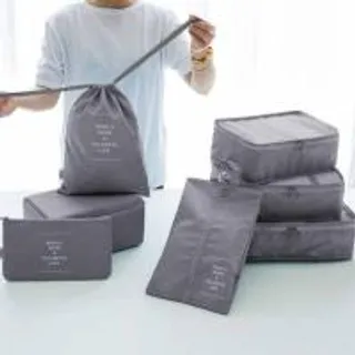 HQ LUGGAGE อุปกรณ์เสริมสำหรับเดินทาง กระเป๋าจัดระเบียบ 7 ชิ้น (327696-712569010)