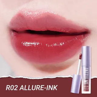 DAZZLE ME Ink-Gloss Lip Tint ลิปกลอสทินท์ ปากฉ่ำวาว ติดทน จูบไม่หลุด กันน้ำ บางเบาไม่หนักรืมฝีปาก