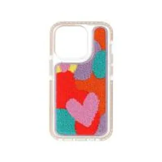 เคส QPLUS iPhone 15 Pro Heart Fabric (8858879864238)