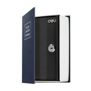 กล่องนิรภัยทรงหนังสือ DELI ET641-BL-01 สีน้ำเงิน (1316890)