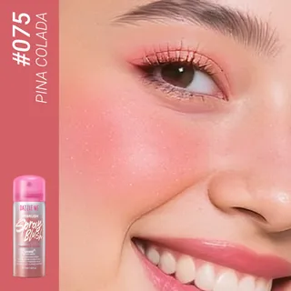DAZZLE ME Airbrush Spray Blush เพิ่มสีสันให้พวงแก้มด้วยบลัชออนในรูปแบบสเปรย์ เนื้อสัมผัสบางเบา ละอองละเอียด ลุคธรรมชาติ