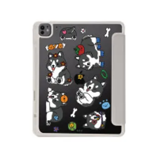 iPad Air6/7 13" 2025 (M2/M3) Clear Grey Baby Husky (88528799845698852879281613)
