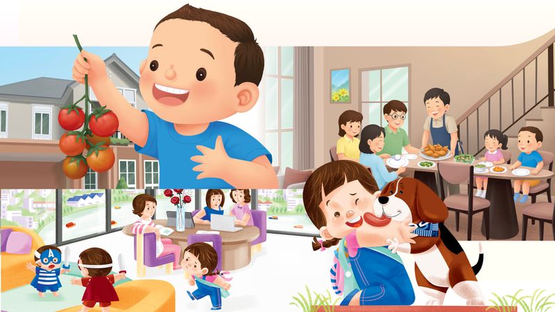 ป๋องแป๋ง ปิงปิง กับบ้านที่มีพื้นที่ให้เด็กๆ ได้เล่น เรียนรู้ และได้เติบโตท่ามกลางความสัมพันธ์ในครอบครัว