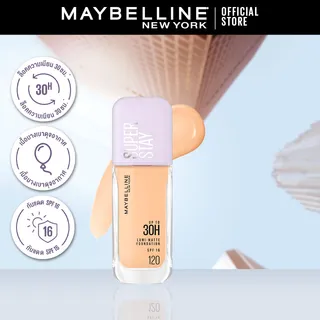 [ช้อป 1 แถม แปรง 11.11 เท่านั้น] MAYBELLINE NEW YORK SUPERSTAY LUMIMATTE FOUNDATION 35ml รองพื้นเมย์เบลลีน นิวยอร์ก ซุปเปอร์สเตย์ ลูมิแมท 35มล. รองพื้นแมทล้อแสง ติดทนนาน 30ชม.