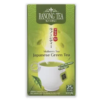 ชาเขียวญี่ปุ่นแบบซอง Ranong Tea Plus Japanese Green Tea