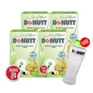 Donutt โทเทิลไฟบิลี่ พลัส โพรไบโอติกส์ 10 ซอง/กล่อง (แพ็ก4กล่อง) แถมแก้วเชค 1 ใบ (346906-706021010)