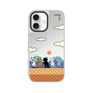 iPhone 16 Mirror Case MagSafe Cat on The Roof (88528799927178852879216042)