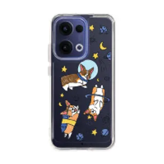 Oppo Reno 13 Clear Case Space Corgi (88528796727018852879342574)