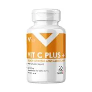 VTM Vit C Plus สารสกัดส้มสีเลือดและคามู คามู บรรจุ 30 แคปซูล (344628-722225010)