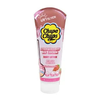 Chupa Chups Strawberry Cream Body Lotion BB Pink