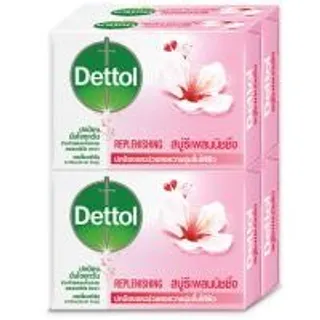 เดทตอลสบู่ก้อนสกินแคร์ 60กรัม แพค 4 Dettol Bar Soap Skin Care 60g. Pack 4 (8850360022714)