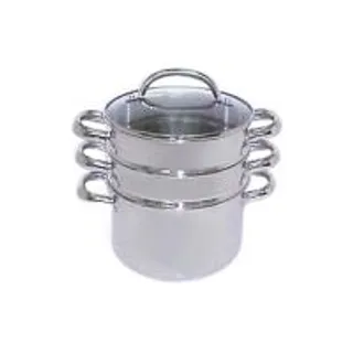 PRESTIGE ชุดหม้อนึ่งและชั้นนึ่ง 2 ชั้น รุ่น 77126T ขนาด 18 ซม. สีเงิน (CDS89792032)