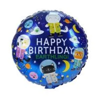 ลูกโป่งฟอยล์ HAPPY BIRTH DAY BALL SNAZZ 18 นิ้ว สีน้ำเงิน (1301190)