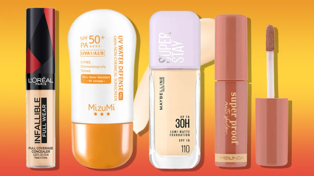 10 เครื่องสำอางกันน้ำ ยี่ห้อไหนดี แต่งหน้าสวยเป๊ะ กันน้ำ กันเหงื่อ