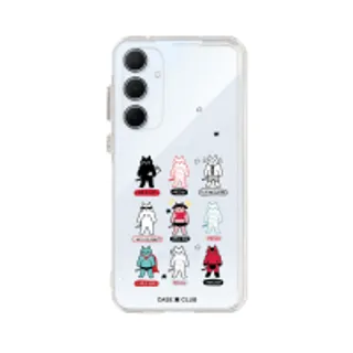 Samsung Galaxy A55 Clear Case Cat Character (88528799678218852879228908)