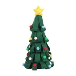 ต้นคริสต์มาสปอมปอม STAR HOME LIVING STYLE 15x30 ซม. สีเขียว (1298498)