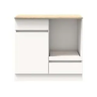 ตู้เตี้ยบานผสม SB FURNITURE DANTE 19230810 80 ซม. สีขาว (1293663)