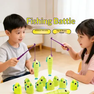 YONUO เกมตกปลา ของเล่น กระดานตกปลาแบบขยายได้ เกมสนุกๆ สำหรับครอบครัว เกมแข่งขันสำหรับเด็กและผู้ใหญ่ ของเล่นแบบอินเทอร์แอคทีฟ  ของเล่น เกมตกปลา Telescoping สำหรับเด็ก-สนุกและการศึกษาการผจญภัยเวลาเล่น