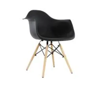 U-RO DECOR Charlotte (ชาร์ลอตต์) เก้าอี้รับประทานอาหาร ขาไม้บีช สีดำ (MKP0749619)