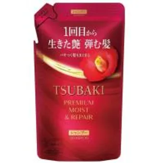 ซึบากิแชมพูพรีเมียมมอยส์แอนด์รีแพร์รีฟีล 300มล. Tsubaki Premium Moist & Repair Shampoo Refill 300ml. (4550516486028)