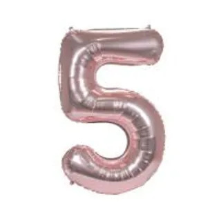 ลูกโป่งฟอยล์ตกแต่ง SNAZZ เลข 5 40 นิ้ว สีชมพู (1301130)