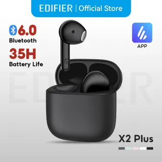 [มาใหม่!] Edifier X2 Plus TWS หูฟังไร้สาย Bluetooth V6.0 คุยโทรศัพท์ได้ชัดเจน เล่นได้นาน 35hrs กันน้ำระดับ IP54