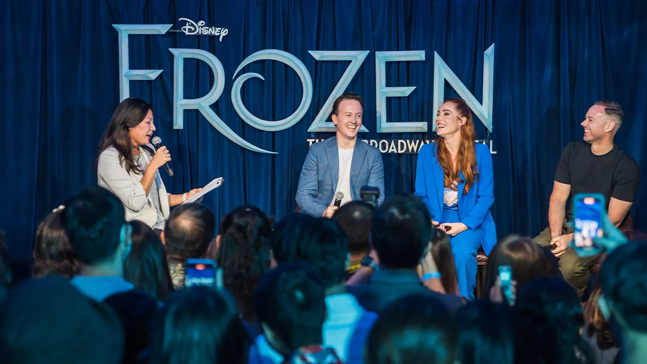 เกาะติดงานแถลงข่าวละครเวที Frozen The Musical ที่สิงคโปร์